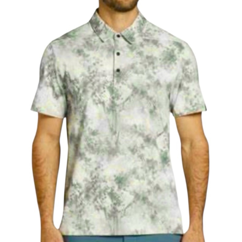 VRST Floral Mesh Polo